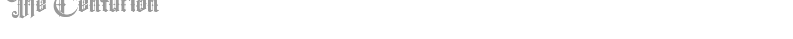The Centurion font preview